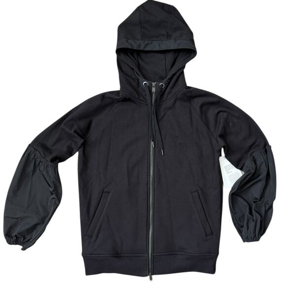 Athleta Oversized On My Way Triumph Hoodie in Black Size XXS - Picture 6 of 13